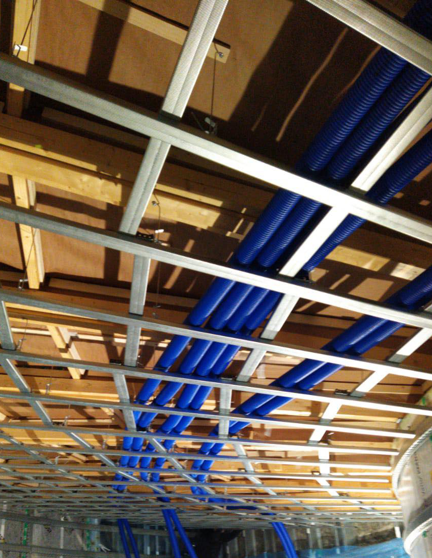 The GK Suspended Ceiling System bends in many forms